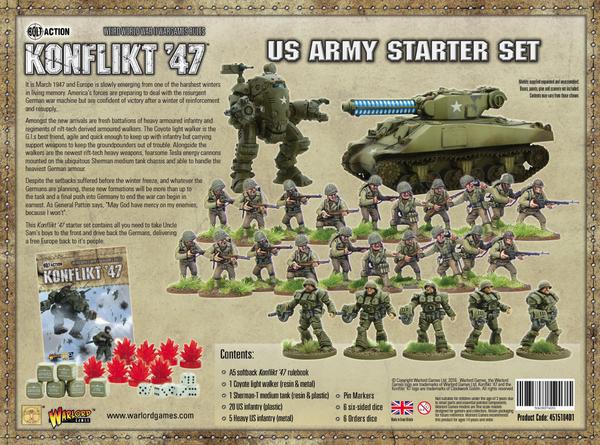 U.S. Konflict '47 starter set – Alpha Omega Hobby