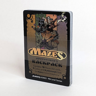 Mazes RPG - deluxe accessory set (dice, cards, & coins)