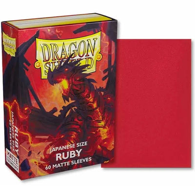 Dragon Shield: Ruby - matte (60 count Japanese size)