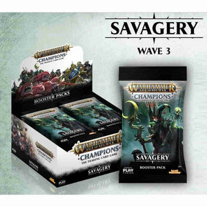 Warhammer Champions CCG Savagery- booster box