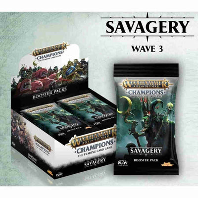 Warhammer Champions CCG Savagery- booster box