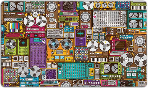 Inked gaming play mat