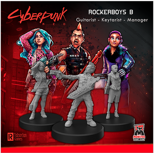 Cyberpunk RED - Rockers A – Alpha Omega Hobby