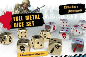 Zombicide 2nd edition - Full Metal dice