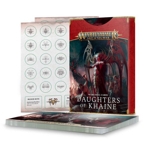 Warscroll Cards : Daughters of Khaine