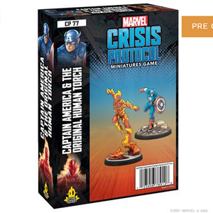 Marvel: Crisis Protocol - Captain America & the original Human Torch