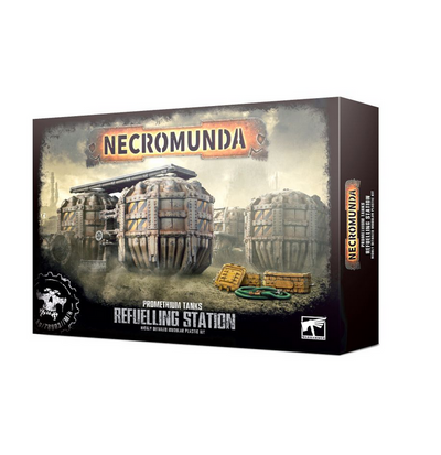 Promethium tanks refuling station