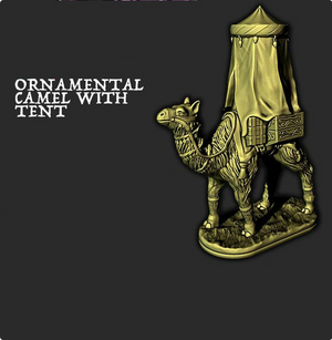 Empire of the Scorching Sands - Camel with Tent