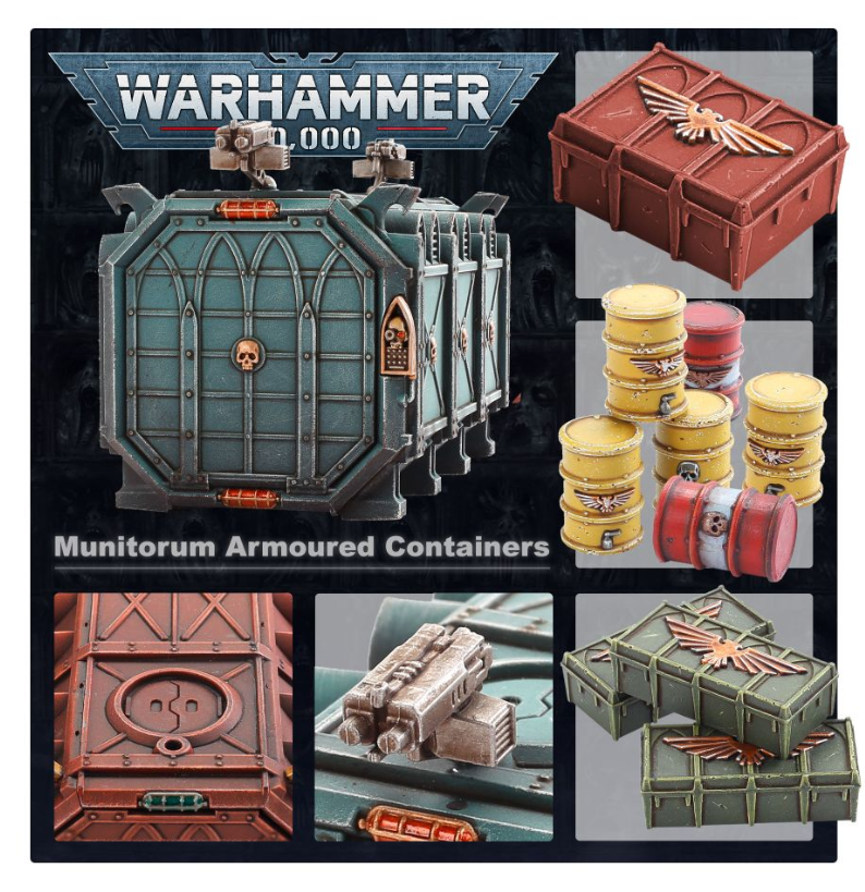 Battlezone : Munitorum - Armored Containers – Alpha Omega Hobby