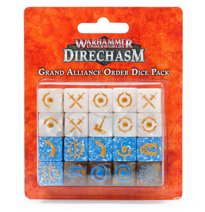 Warhammer Underworlds : Grand Alliance Order dice pack