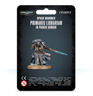 Primaris Librarian in Phobos armor