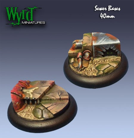 Malifaux : 40mm Sewer Bases (2)