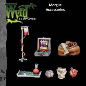 Malifaux : Morgue Base accessories