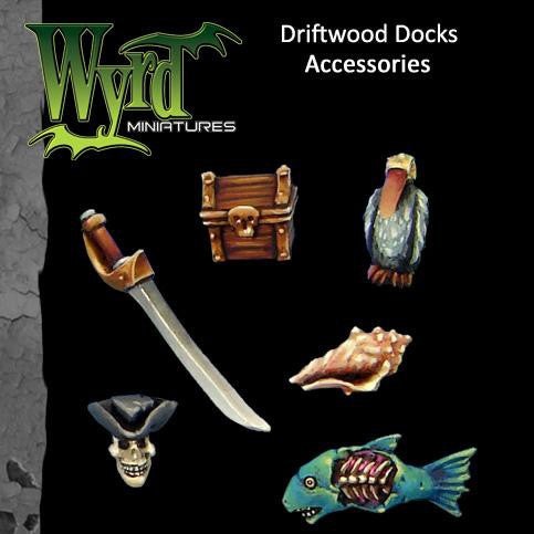 Malifaux : Driftwood Docks Base accessories