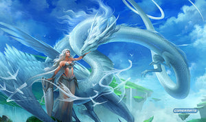 gamermats white angel white dragon