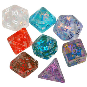 RPG Dice Set (8): Cancer Awareness