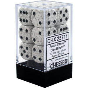 Chessex : 16mm d6 set Arctic Camo