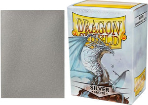 Dragon Shield:  Silver - Matte (100)