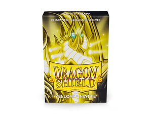 Dragon Shield: Yellow - matte (60 count Japanese size)
