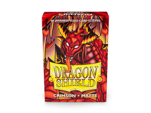 Dragon Shield: Crimson - matte (60 count Japanese size)