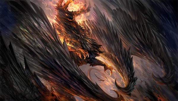 gamermats - Black Crystal Dragon