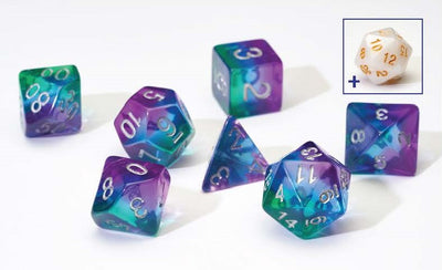 Sirius Dice Set - Blue Aurora