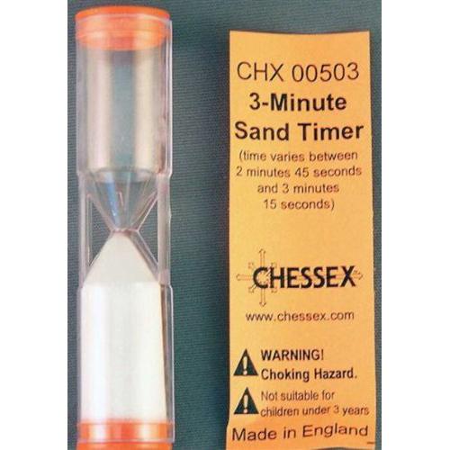 Chessex : 3 minute game sand timer