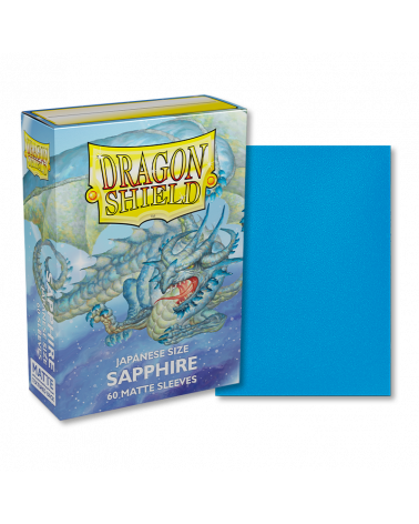 Dragon Shield: Sapphire - Matte (60 count Japanese size)