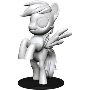 My Little Pony Deep Cuts Unpainted Miniatures: W1 Rainbow Dash