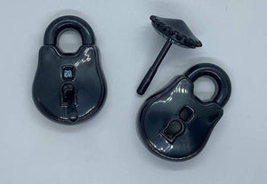 The Rogue d20 Lock & Pick - Cold Iron & Ice White