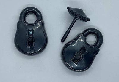 The Rogue d20 Lock & Pick - Cold Iron & Ice White