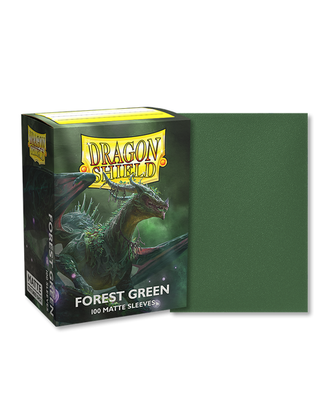 Dragon Shield: Forest green - matte (100)