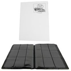 Mega Monster Binder- 9 Pocket Matte White