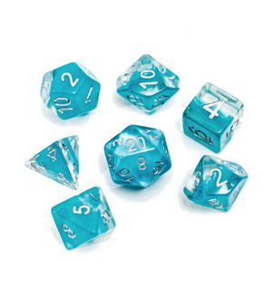 Neutron : Glacier - 7 dice set