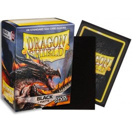 Dragon Shield:  Black- Non-glare Matte (100)