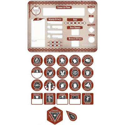 Dungeons & Dragons - Barbarian token set