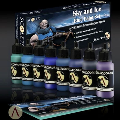 Sky and Ice paint set