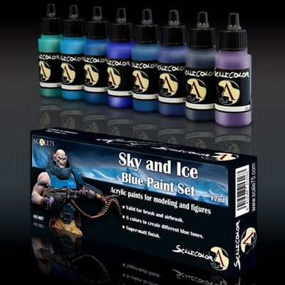 Sky and Ice paint set