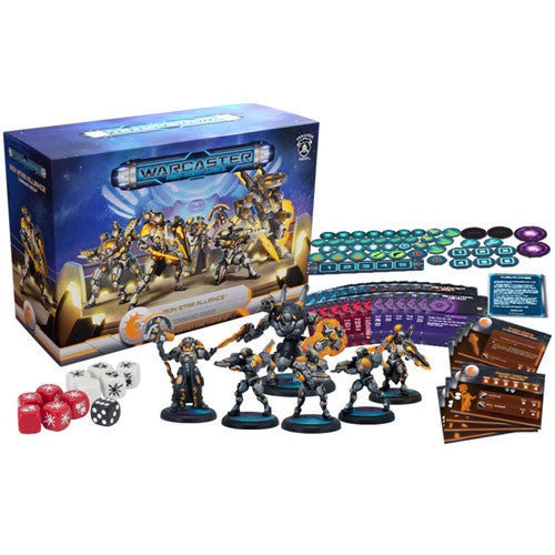 Warcaster Neo-Mechanica : Iron Star Alliance command group - starter set