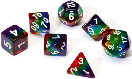 Sirius Dice Set - Rainbow