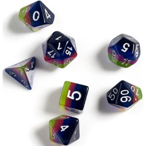 Sirius Dice Set - Pink, Green, & Blue