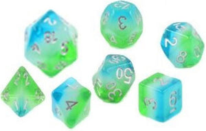 Sirius Dice Set - Blue Hawaiian