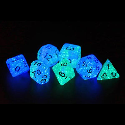 Sirius Dice Set - Frosted Glowworm