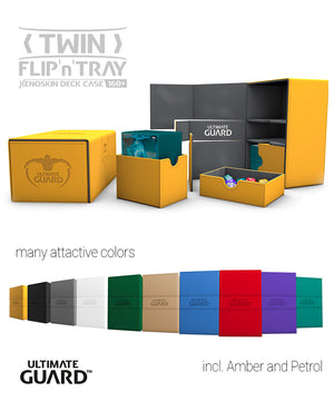 Ultimate Guard : Twin Flip 'n' Tray 160+ (12 color opitions)