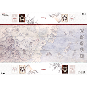Legend of the Five Rings - Honored Duel two-player playmat