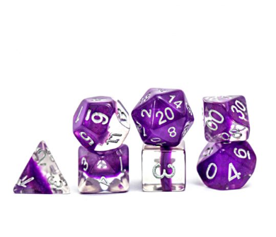 Neutron : Violet - 7 dice set